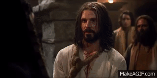 Jesus Tried by Caiaphas, Peter Denies Knowing Christ on Make a GIF