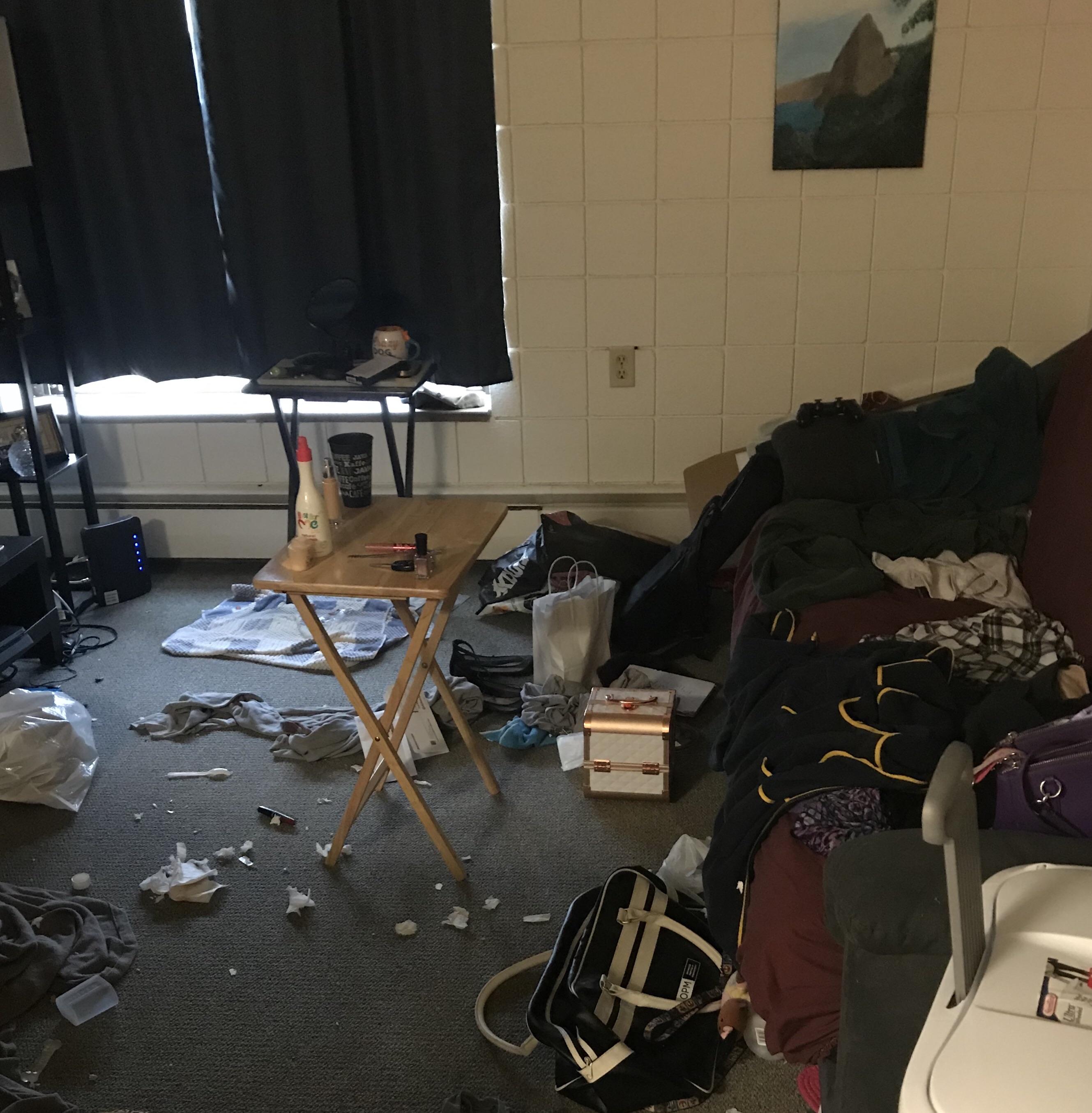 My neckbeard nest, after months of not caring, I looked down and realized  what this was doing to my mental health. I'm attempting to clean today -  will post updates tonight. :