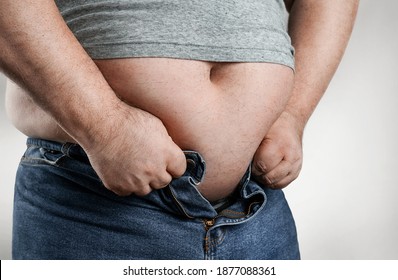 Fat Man Wearing Jeans Images, Stock Photos & Vectors | Shutterstock
