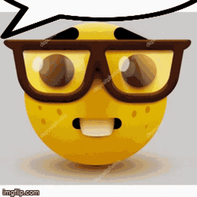 Nerd Nerd Emoji GIF - Nerd Nerd Emoji Meme - Discover & Share GIFs
