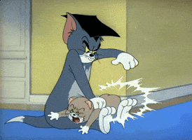 Tom And Jerry Reaction GIF Tom And Jerry Reaction GIF