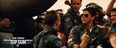 Excited Tom Cruise GIF by Top Gun Excited Tom Cruise GIF by Top Gun