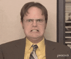 Angry Season 6 GIF by The Office Angry Season 6 GIF by The Office