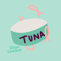 Cat Food GIF by Sam C: Cat Food GIF by Sam C: