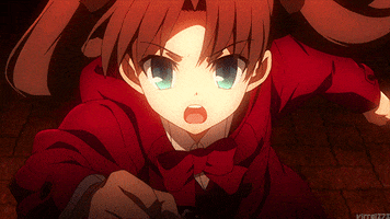 fate stay night running GIF fate stay night running GIF