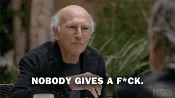 Who Cares Larry David GIF by Curb Your Enthusiasm Who Cares Larry David GIF by Curb Your Enthusiasm