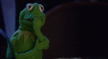Scared Kermit The Frog GIF Scared Kermit The Frog GIF