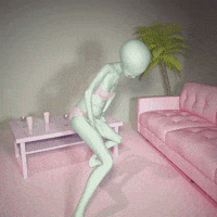 alien art GIF by Pastelae