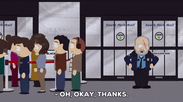 crowd security GIF by South Park 