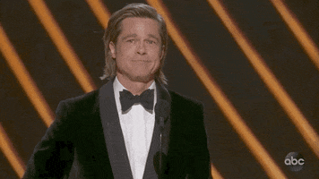 Brad Pitt Kiss GIF by The Academy Awards Brad Pitt Kiss GIF by The Academy Awards
