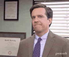 Awkward Season 9 GIF by The Office Awkward Season 9 GIF by The Office