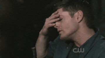 Dean Winchester Facepalm GIF Dean Winchester Facepalm GIF