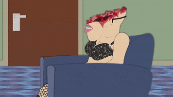 woman sitting GIF by South Park 