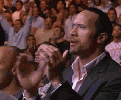 The Rock Clapping GIF