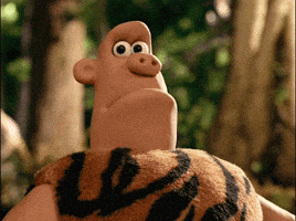 caveman yes GIF by Aardman Animations caveman yes GIF by Aardman Animations