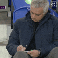 Jose Mourinho Writing GIF by DAZN Jose Mourinho Writing GIF by DAZN