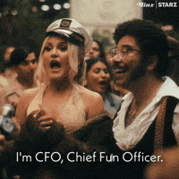 Jessica Lowe Fun GIF by STARZ Jessica Lowe Fun GIF by STARZ