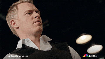 The Blacklist Shaking Head GIF by NBC The Blacklist Shaking Head GIF by NBC