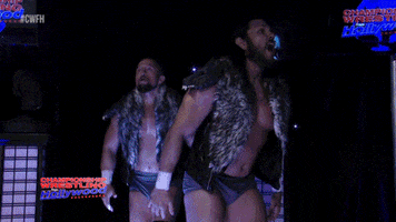 Screaming Tag Team GIF by United Wrestling Network