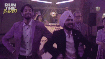 Happy Dance GIF by Run The Burbs Happy Dance GIF by Run The Burbs