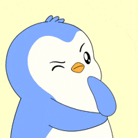 Think Question Mark GIF by Pudgy Penguins Think Question Mark GIF by Pudgy Penguins