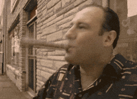 the sopranos smoking GIF the sopranos smoking GIF