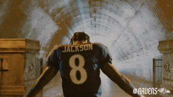 Lamar Jackson Football GIF by Baltimore Ravens Lamar Jackson Football GIF by Baltimore Ravens
