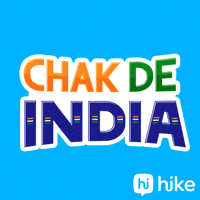 Bleed Blue Cricket World Cup GIF by Hike Sticker Chat Bleed Blue Cricket World Cup GIF by Hike Sticker Chat