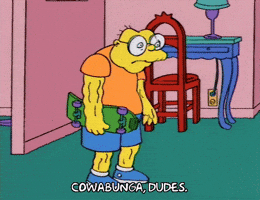 Pretending Season 5 GIF by The Simpsons Pretending Season 5 GIF by The Simpsons