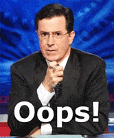 stephen colbert oops GIF stephen colbert oops GIF