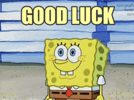 Spongebob Squarepants Good Luck GIF Spongebob Squarepants Good Luck GIF