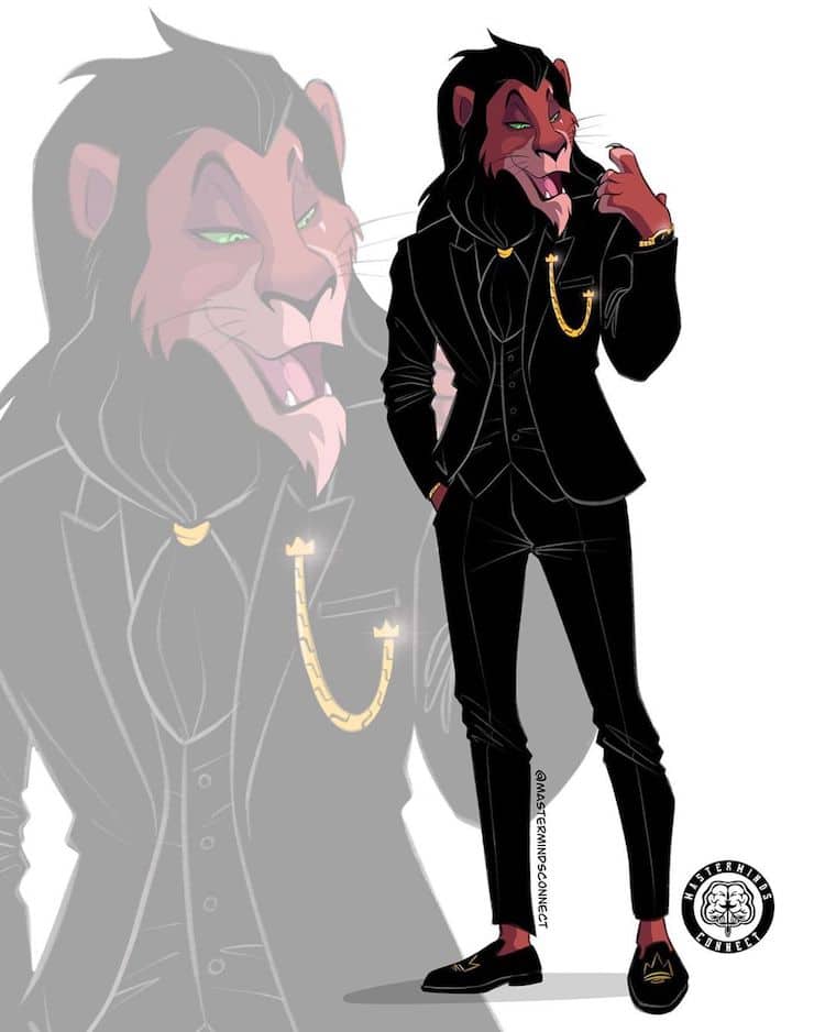 Artist Reimagines the Characters From 'The Lion King' as Humans'The Lion King' as Humans