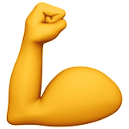 Flexed Biceps Emoji (U+1F4AA)