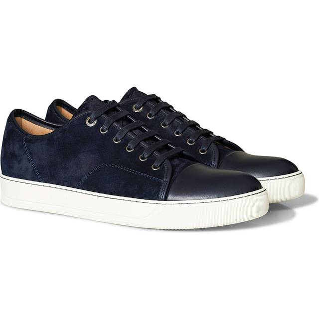 Lanvin Nappa Cap Toe Sneaker M - Navy Blue • Se pris