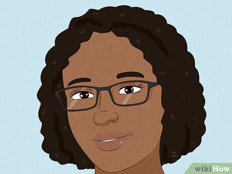 Step 4 Wear glasses if you need them. Step 4 Wear glasses if you need them.